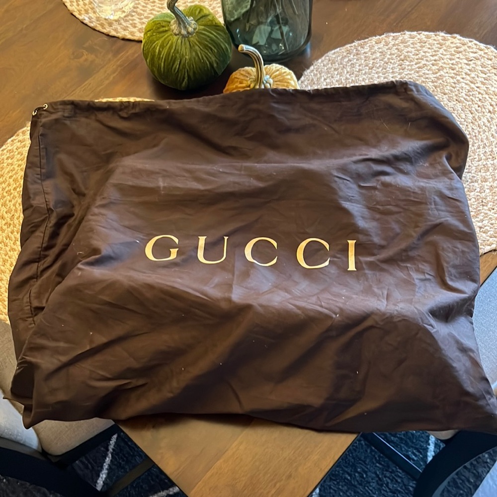Large GUCCI bag.